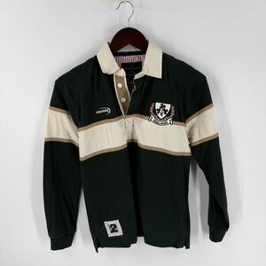 Lansdowne Boys Rugby Shirt Green Size 11/12 Ireland Heritage Collection Preppy